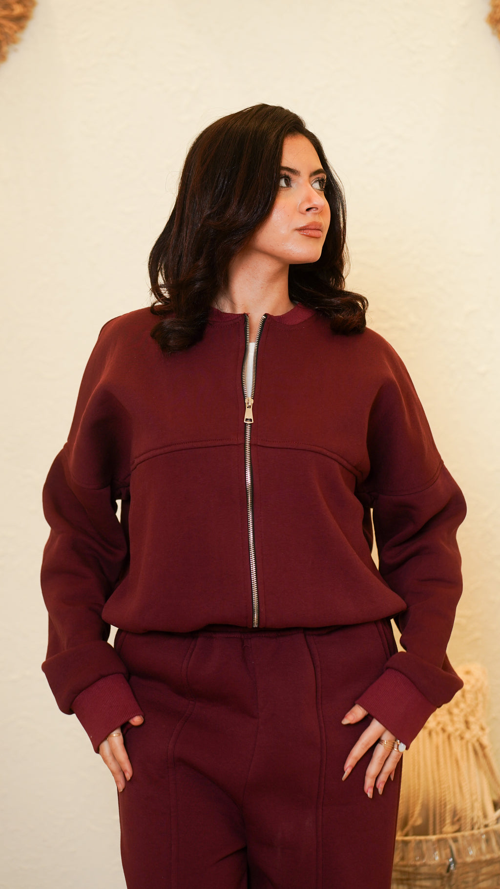 The Brand Burgundy Set