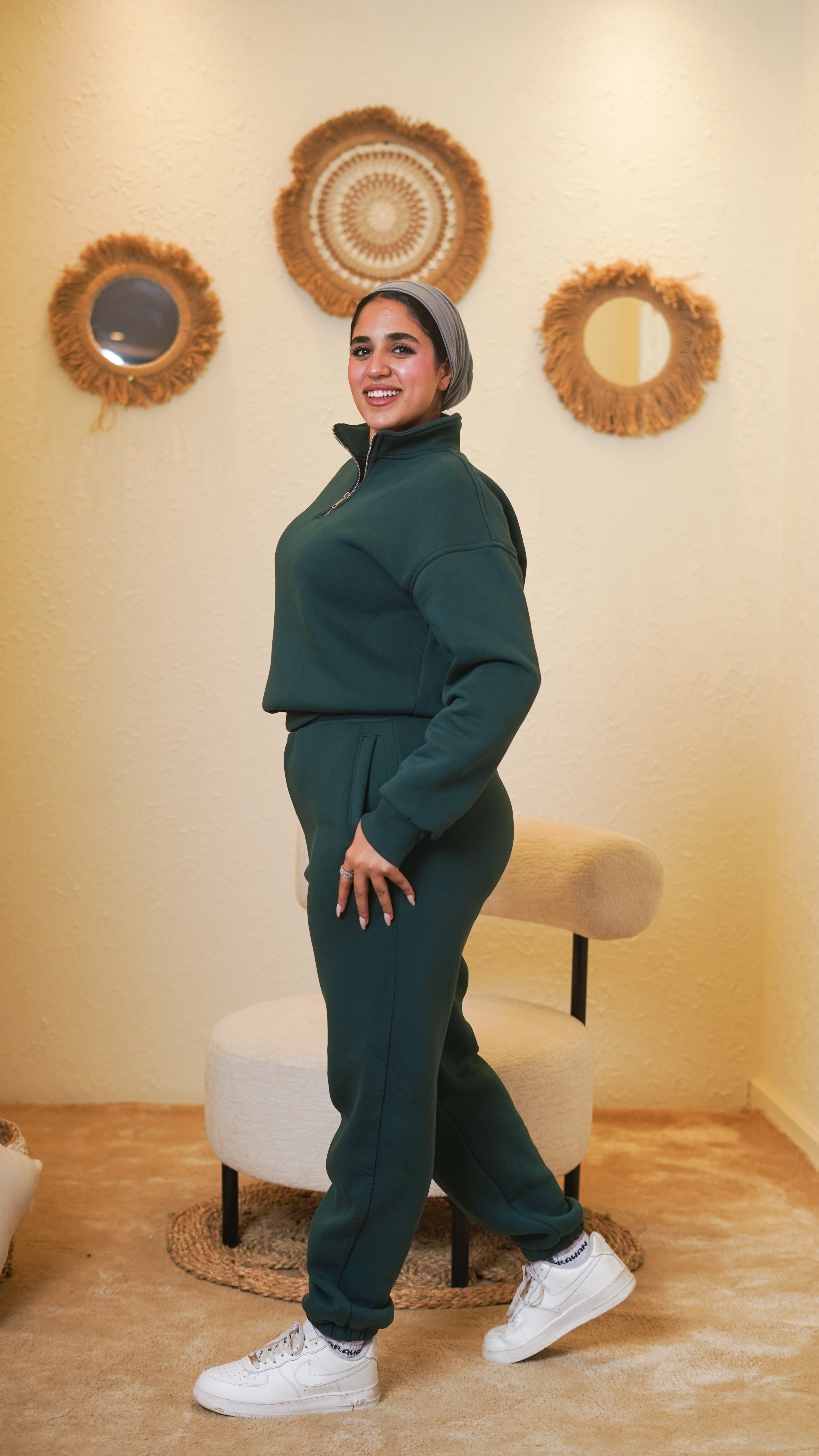 The Comfy Edition Set in Royal Green