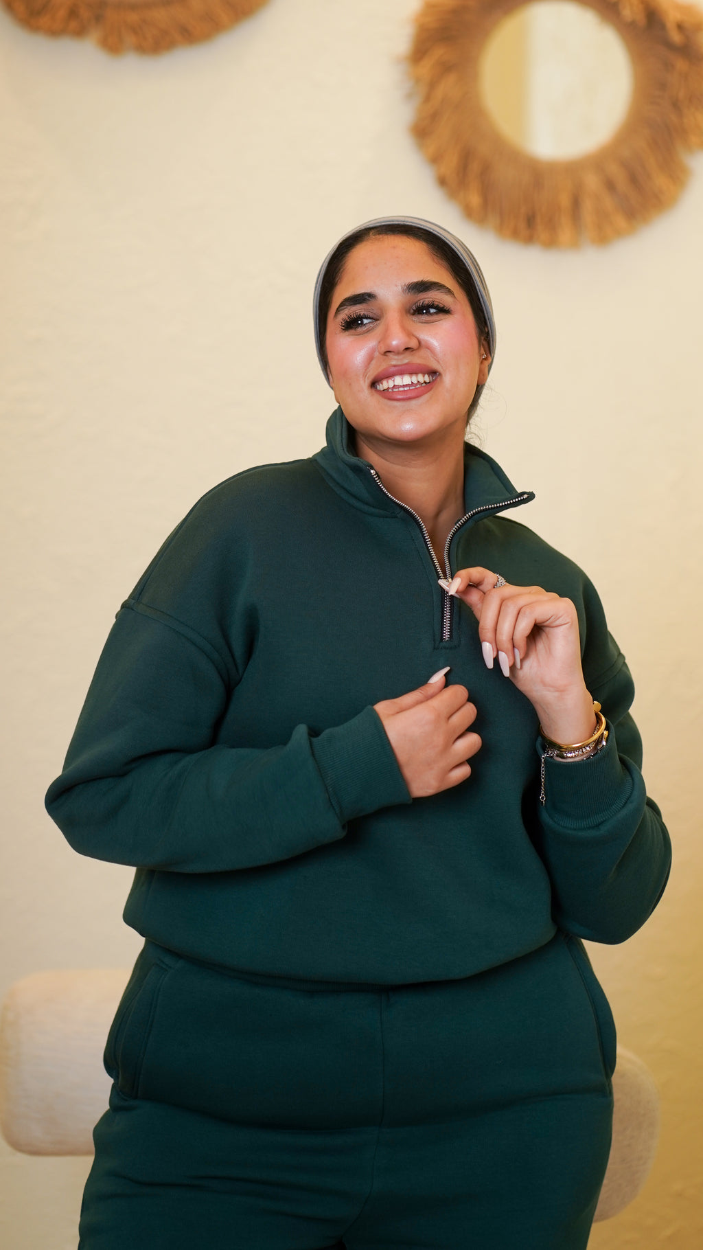 The Comfy Edition Set in Royal Green